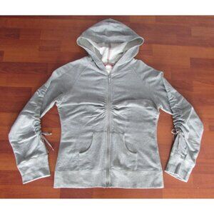 Union Bay Grey Zip Front French Terry Hoodie - Sz L